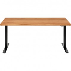 Desk Office Jackie Oak Black 180x90